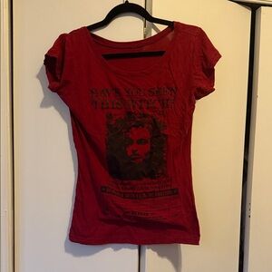 Dark red Bellatrix LeStrange Harry Potter scoop neck t-shirt